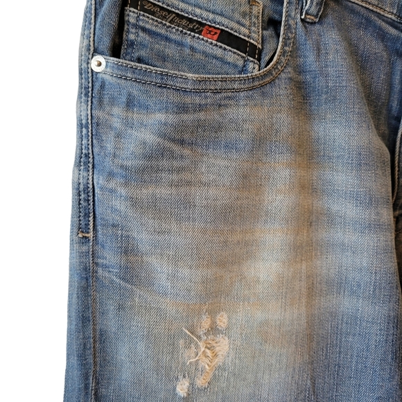 Diesel Industry Men's D-STRUKT-G tapered denim/coated denim premium jeans sz 33" - Picture 3 of 12